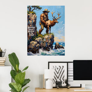 Bigfoot's Coastal Journey: Eine unwahrscheinliche  Poster