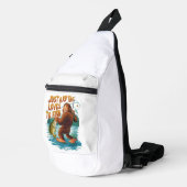 Bigfoots Fang des Tages Crossbody Bag (Rechte Ecke)