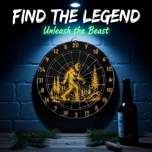 Bigfoot's Favorite Game: Dart and Seek Dartscheibe