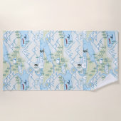 BigFoot's Lake Life Strandtuch (Vorderseite)