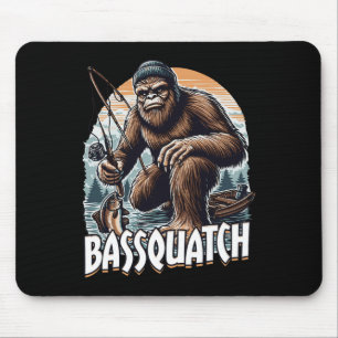 Bigfoots Lustige Angelgeschenke Für Männer Byssqua Mousepad