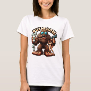 Bigfoots Morning Brew kaufen mir einen Kaffee T-Shirt