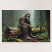 Bigfoot's Woodland Throne, Bigfoot Deep in Thought Puzzle (Horizontal)