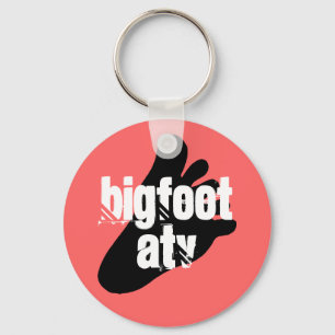Bigfootyeti sasquatch Fuß-Bahn-Schlüsselanhänge Schlüsselanhänger