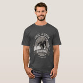 BigfootYeti. Sasquatch. Retro, Weinlese T-Shirt (Vorne ganz)