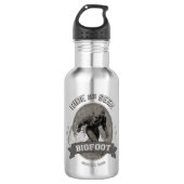BigfootYeti. Sasquatch. Retro, Weinlese Trinkflasche (Vorderseite)