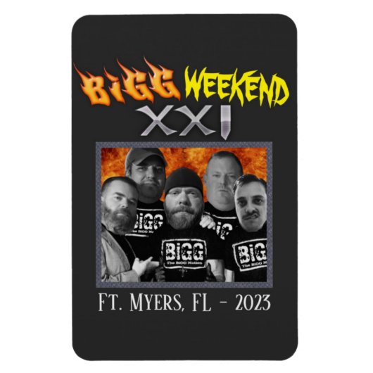 BiGG Weekend XXI Magnet (Vertikal)