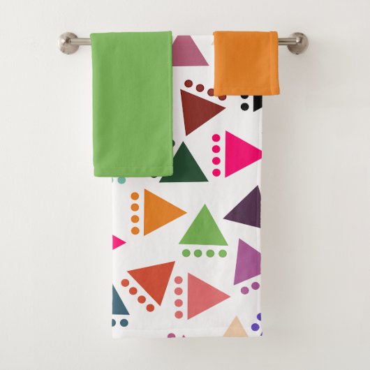 Bigger Boho Dreiecke Badetuch Set (Insitu)