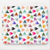 Bigger Boho Dreiecke Mousepad (Vorne)