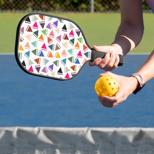 Bigger Boho Dreiecke Pickleball Schläger (InSitu)