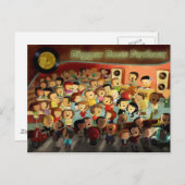 Bigger Boss Reggae Party Einladungspostkarte (Vorne/Hinten)