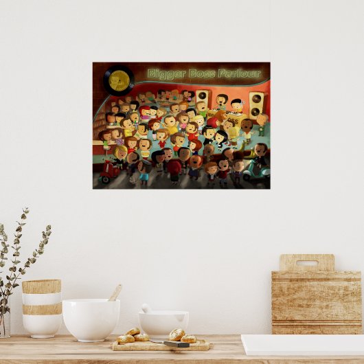 Bigger Boss Reggae Party Poster (Küche)