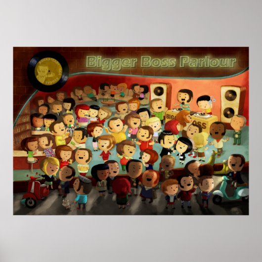 Bigger Boss Reggae Party Poster (Vorne)