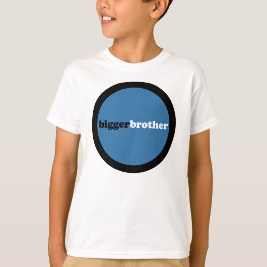 Bigger Brother Blue Circle T-Shirt (Vorderseite)