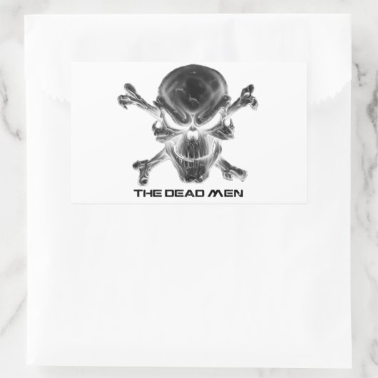 Bigger TDM Logo-Artikel! Rechteckiger Aufkleber (Tasche)