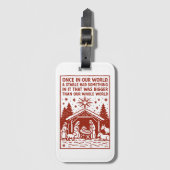 Bigger than our whole world 1 gepäckanhänger (Vorderseite Vertikal)