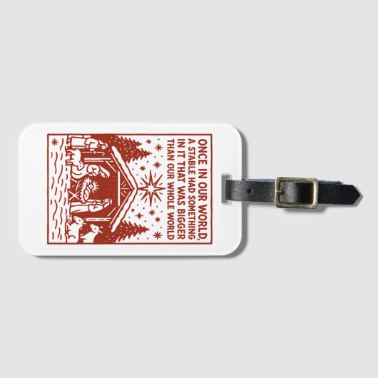 Bigger than our whole world 1 gepäckanhänger (Vorderseite (Horizontal))