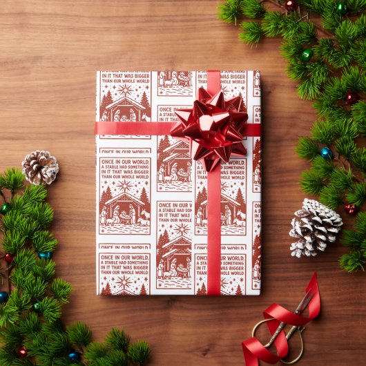 Bigger than our whole world 1 geschenkpapier (Feiertagsgeschenk)