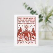 Bigger than our whole world 1 postkarte (Stehend Vorderseite)