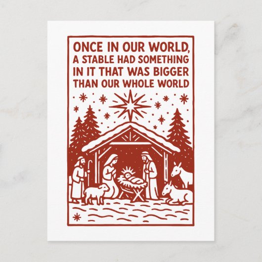 Bigger than our whole world 1 postkarte (Vorderseite)