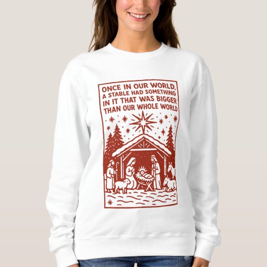 Bigger than our whole world 1 sweatshirt (Vorderseite)