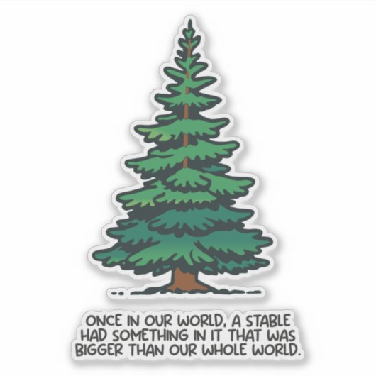 Bigger than our whole world 2 aufkleber (Vorderseite)