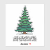 Bigger than our whole world 2 aufkleber (Blatt)