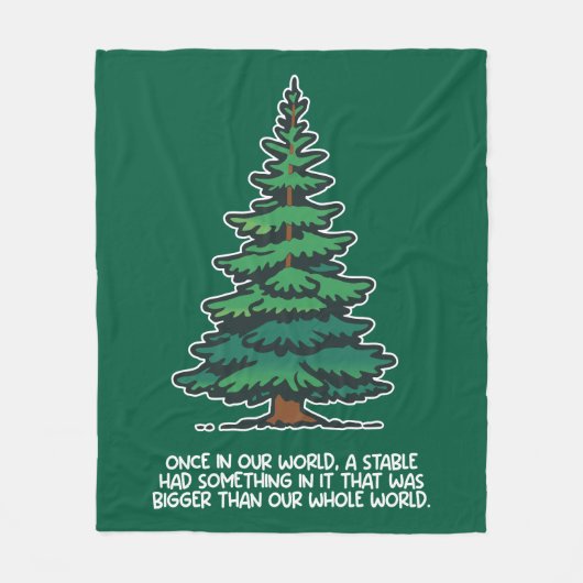 Bigger than our whole world 2 fleecedecke (Vorderseite)