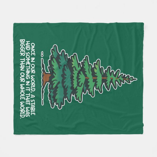 Bigger than our whole world 2 fleecedecke (Vorderseite (Horizontal))