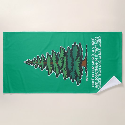 Bigger than our whole world 2 strandtuch (Vorderseite)