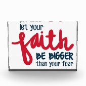 Bigger than your fear fotoblock (Vorderseite)