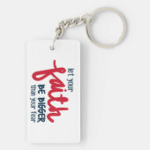 Bigger than your fear schlüsselanhänger (Rückseite)