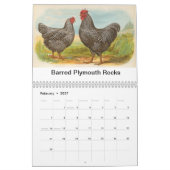 Biggle Geflügel tragen ein Kalender (Feb 2027)