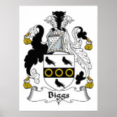 Biggs Familienwappen Poster (Vorne)