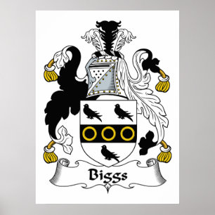 Biggs Familienwappen Poster