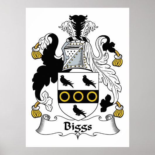 Biggs Familienwappen Poster (Vorne)
