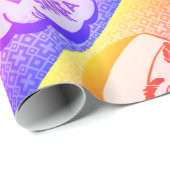 BIGHEAD SANKT - Regenbogen-Geschenk-Verpackung Geschenkpapier (Rolleneckpunkt)