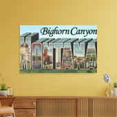Bighorn Canyon, Montana - Große Briefszenen Leinwanddruck (Insitu (Wohnzimmer))