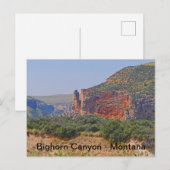 Bighorn Canyon NRA Montana Postkarte (Vorne/Hinten)