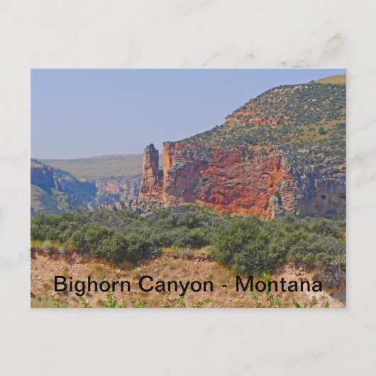 Bighorn Canyon NRA Montana Postkarte (Vorderseite)