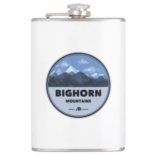 Bighorn Mountains Wyoming Montana Camping Flachmann