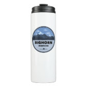 Bighorn Mountains Wyoming Montana Camping Thermosbecher (Vorderseite)