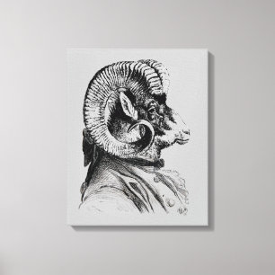 Bighorn-Schafe im Anzug Leinwanddruck