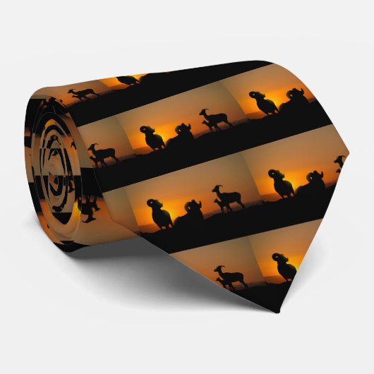 Bighorn-Schafe Krawatte (Gerollt)