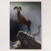 Bighorn Sheep, Albert Bierstadt Puzzle (Vertikal)