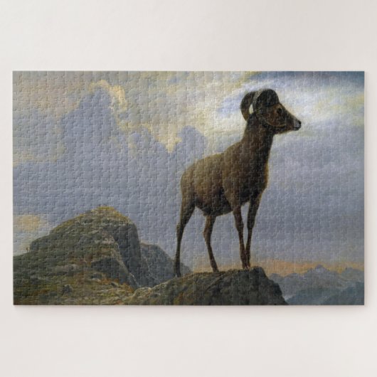 Bighorn Sheep, Albert Bierstadt Puzzle (Horizontal)