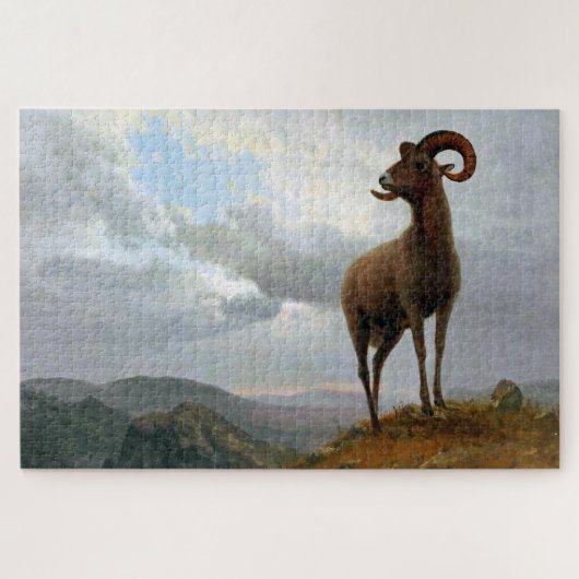 Bighorn Sheep, Albert Bierstadt Puzzle (Horizontal)