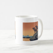 Bighorn Sheep American West Wildlife Kaffeetasse (VorderseiteRechts)