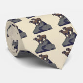 Bighorn Sheep American West Wildlife Krawatte (Gerollt)