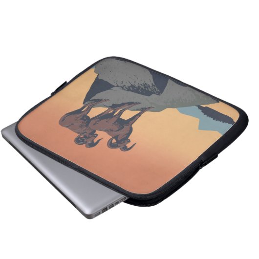Bighorn Sheep American West Wildlife Laptopschutzhülle (Vorne Knopf)